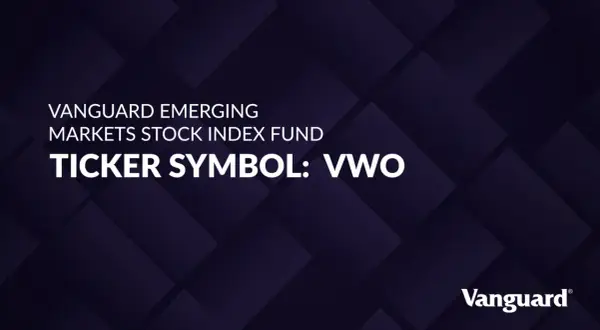 Vanguard Emerging Markets Stock Index Fund ticker symbol: VWO. This stock offers a way to invest in global growth.