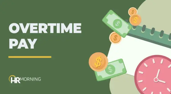Overtime pay is depicted with cash and coins, a clock, and a calendar, suggesting that extra hours worked might mean no taxes on overtime.