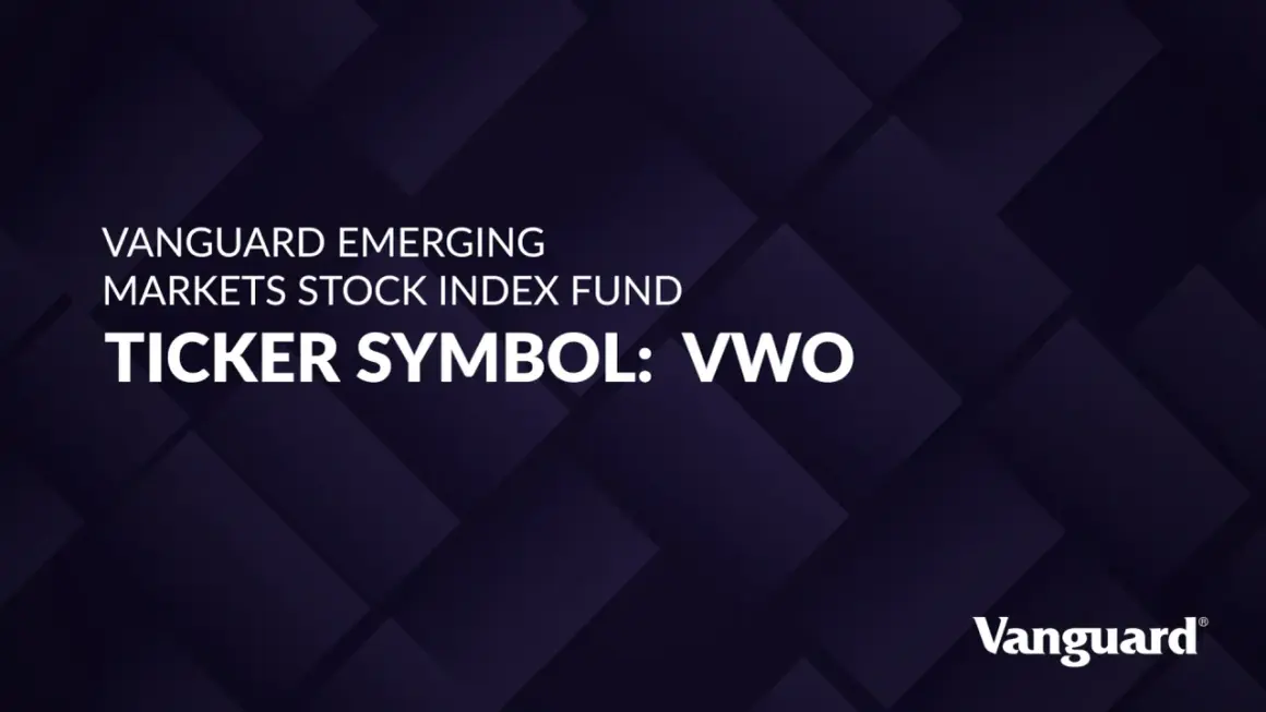 Vanguard Emerging Markets Stock Index Fund ticker symbol: VWO. This stock offers a way to invest in global growth.