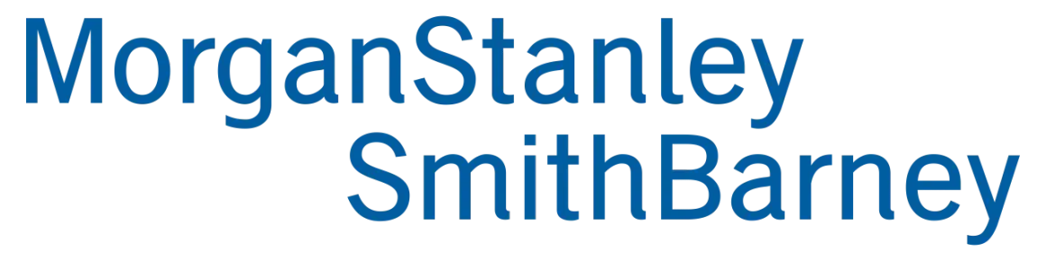 Morgan Stanley Smith Barney logo in blue text.