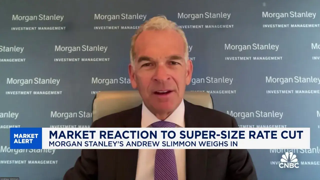 Andrew Slimmon of Morgan Stanley discusses market reaction to a rate cut.
