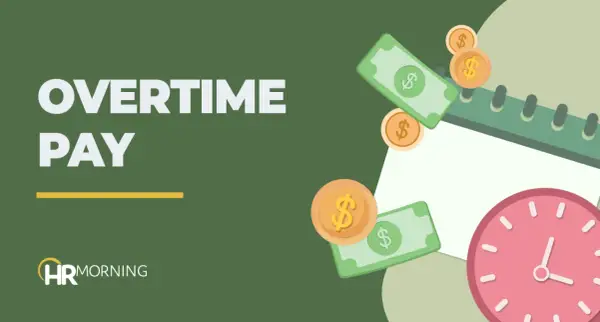 Overtime pay is depicted with cash and coins, a clock, and a calendar, suggesting that extra hours worked might mean no taxes on overtime.